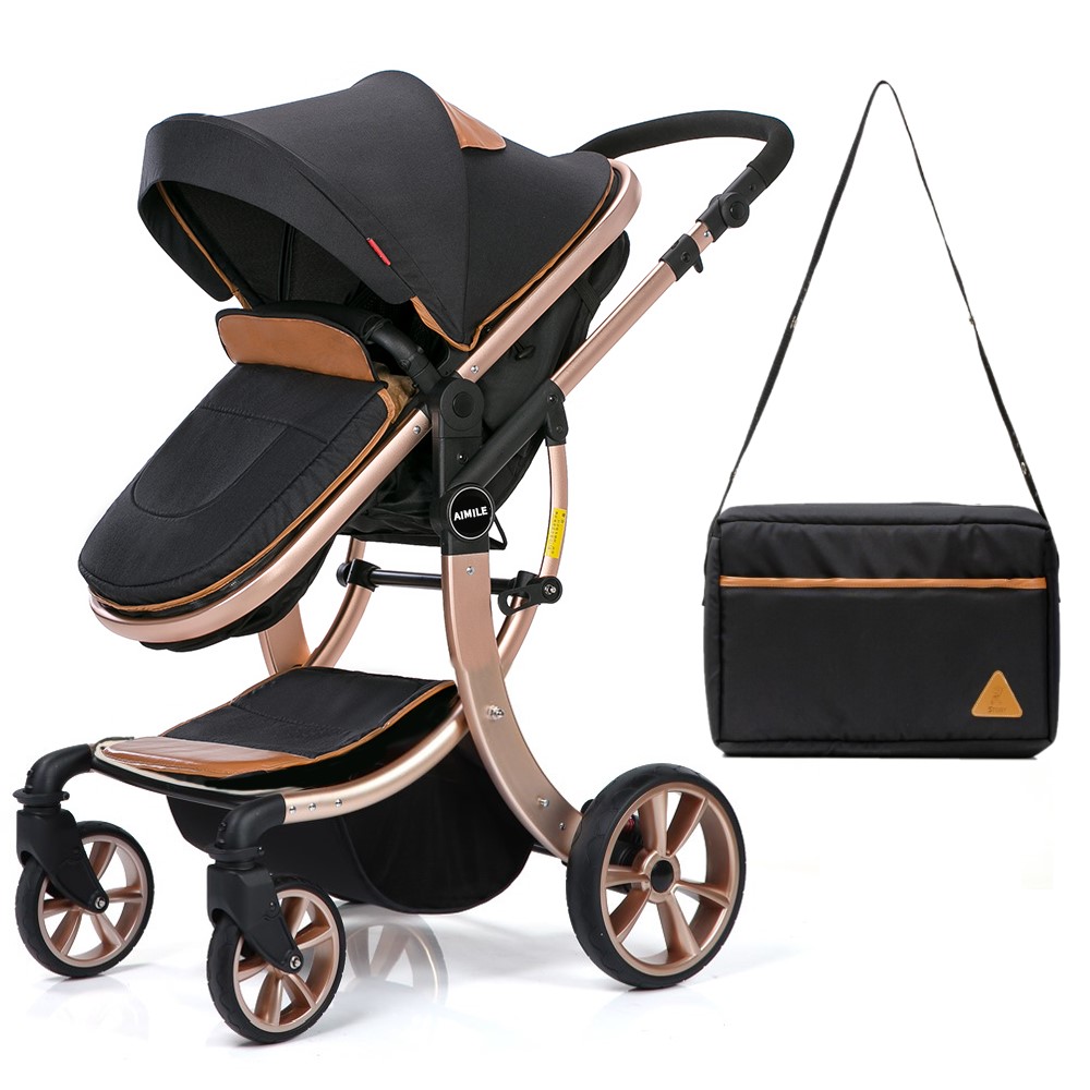 Buy Teknum 3in1 Luxury Pram Stroller Black Online Danube Home UAE